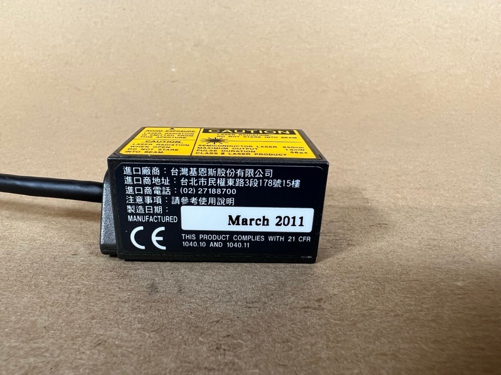 Keyence BL-600HA High Resolution Ultra Small Laser Barcode Reader Scanner