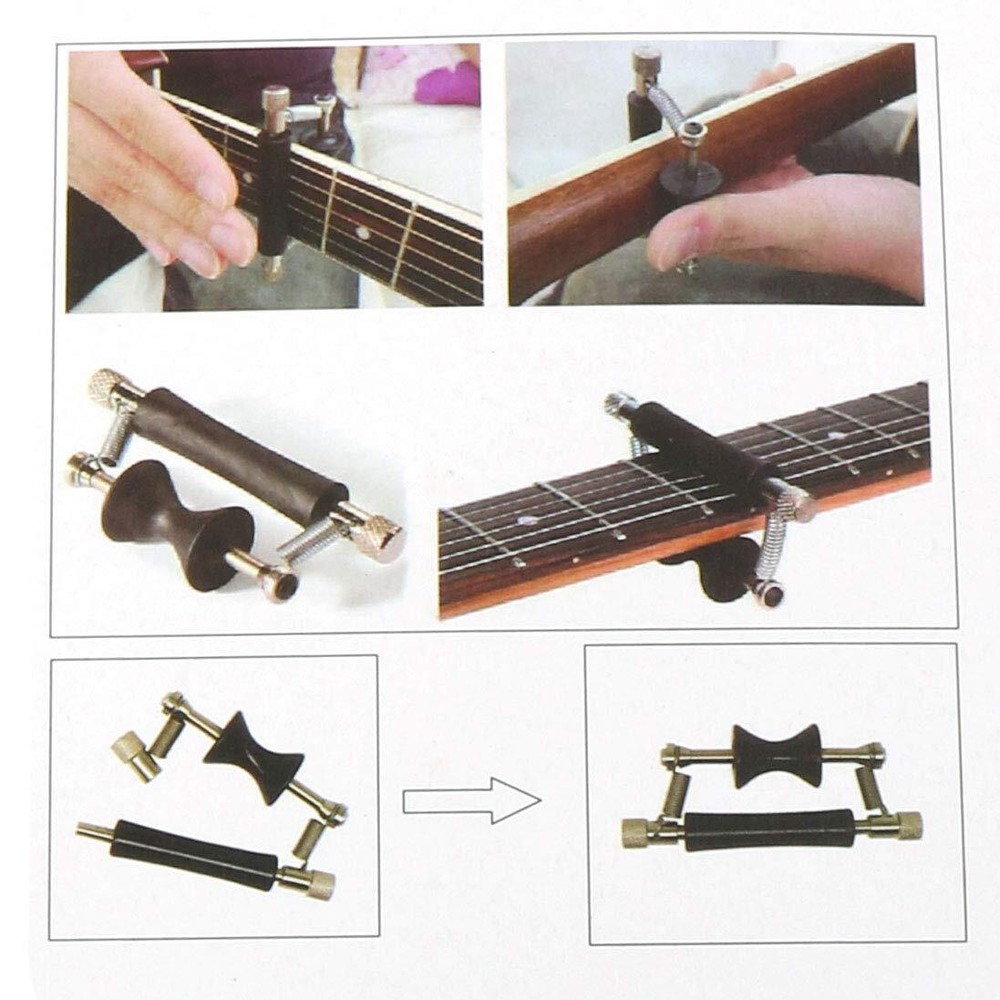Guitar Rolling Sliding Capo for Tuning Tone String Instruments Ukelele Mandolin