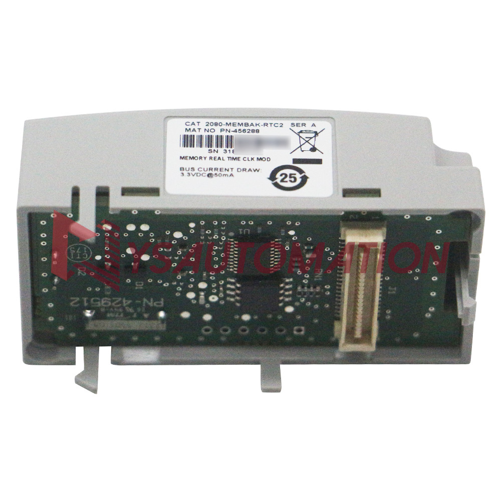 BrandedNew ALLEN BRADLEY 2080-MEMBAK-RTC2 Micro800 Memory Module 4MB RTC Plug-In