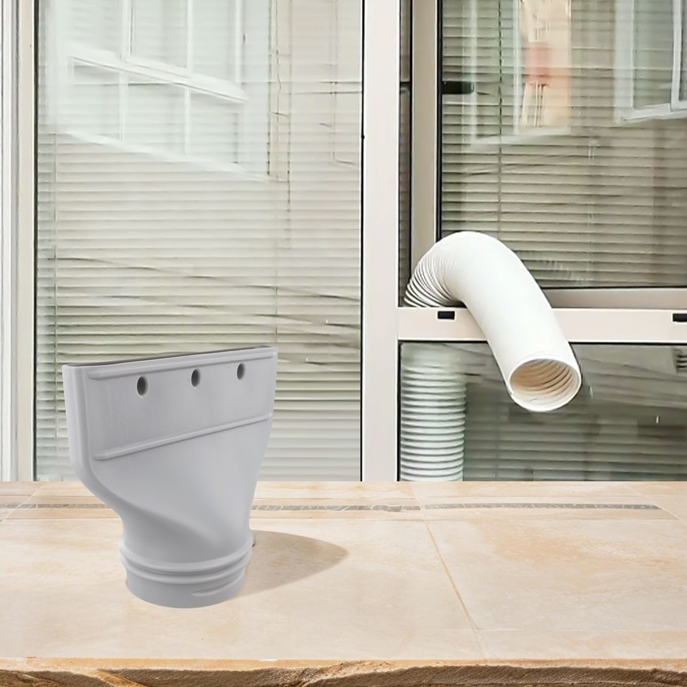 Exhaust Vent Flat Hose Adapter for Optimized Airflow and Compatibility