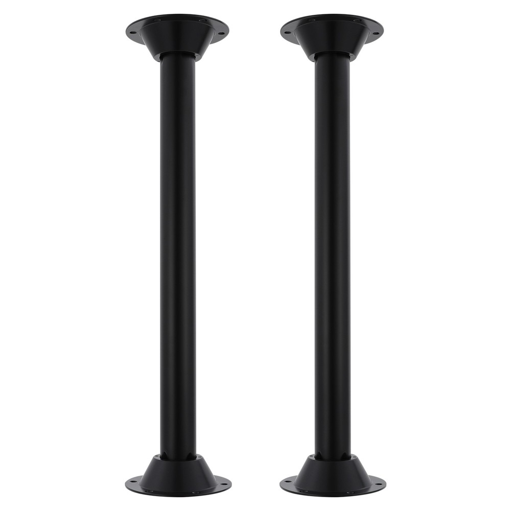 2* Compact RV Table Leg Table Leg W/ Pre-drilled Mounting Base Camper Table Leg