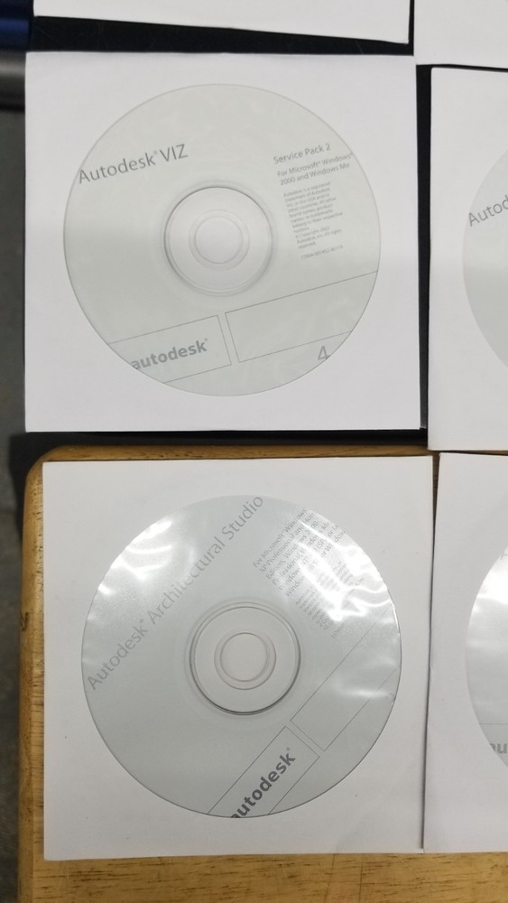 Autodesk/AutoCAD 2004 suite CD Software 14 CD ((NO Product Key))