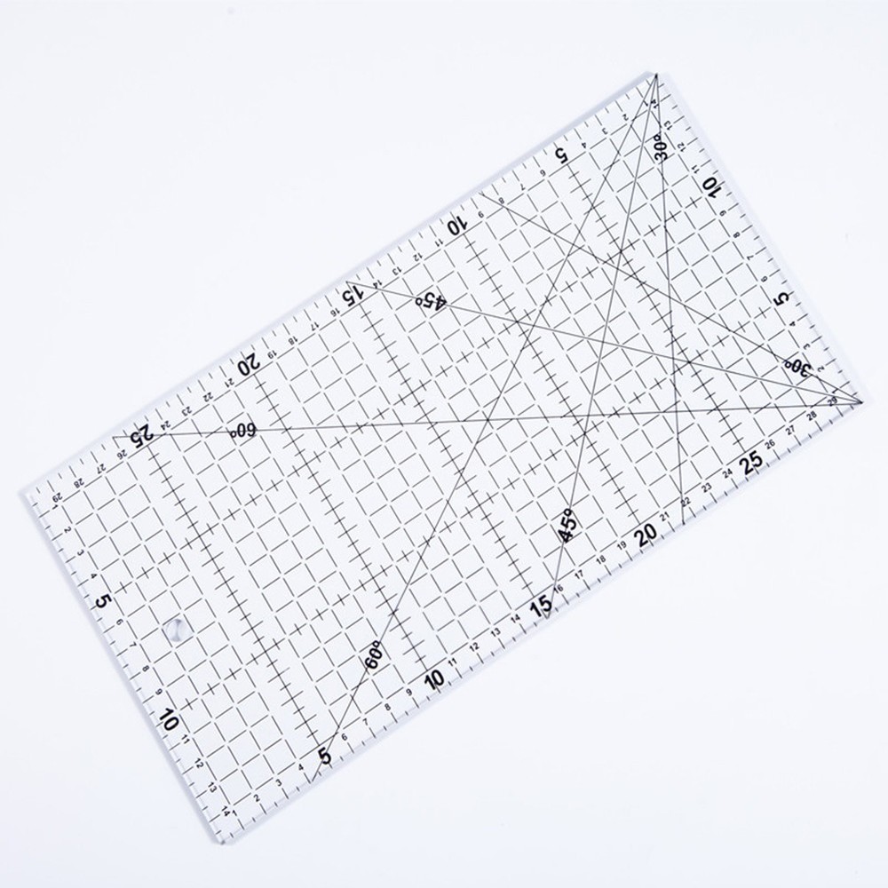 Square Sewing Ruler Measuring Board Rulers for Patterns Patchwork Quilting