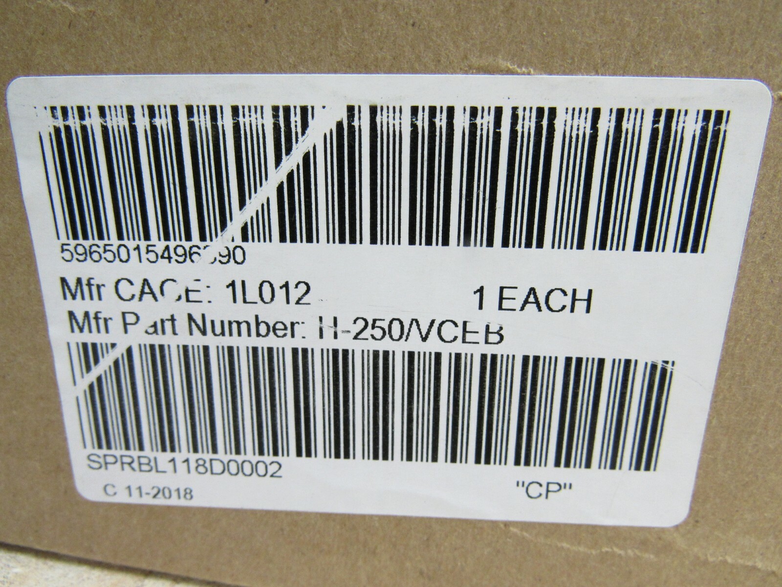 H-250 VCEB US Military Radio Handset with Ear Bud Assembly NIB Volume Control