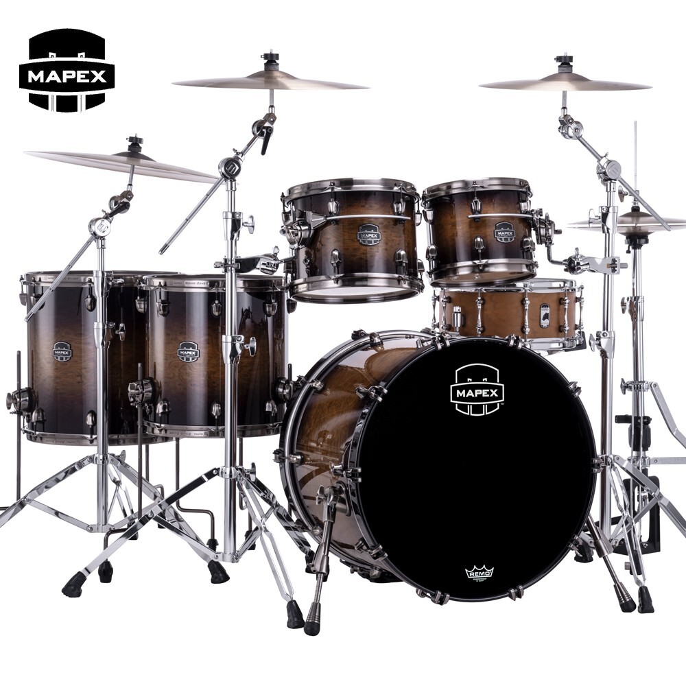 Mapex Saturn Evolution Workhorse 5pc Maple Shell Exotic Night Forest Burst