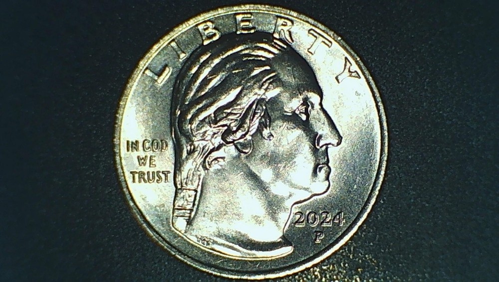 2024 Patsy Takemoto Mink Quarter with Die Chips on Nose and Reverse Border