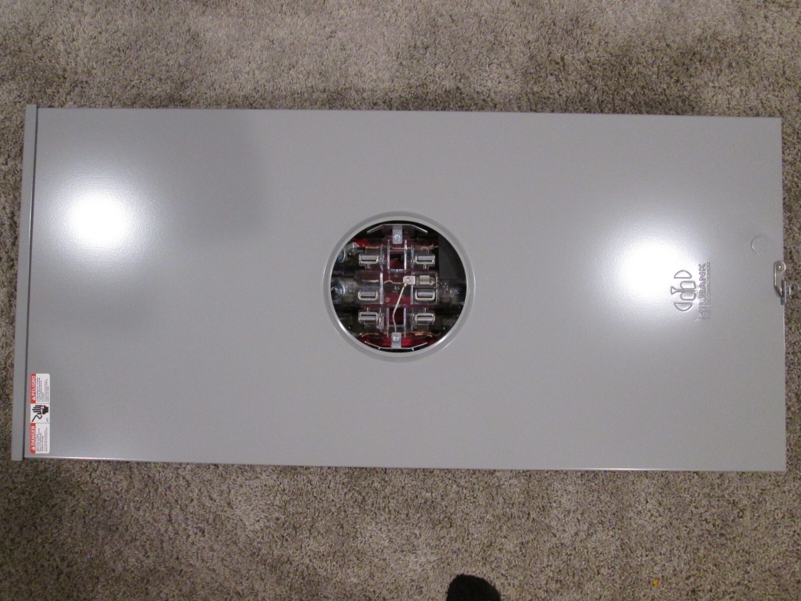 MILBANK - meter socket - 320 amp - 3 Phase - 7T BYPS (U4342-R-K7-K6-BLG-AEPU)