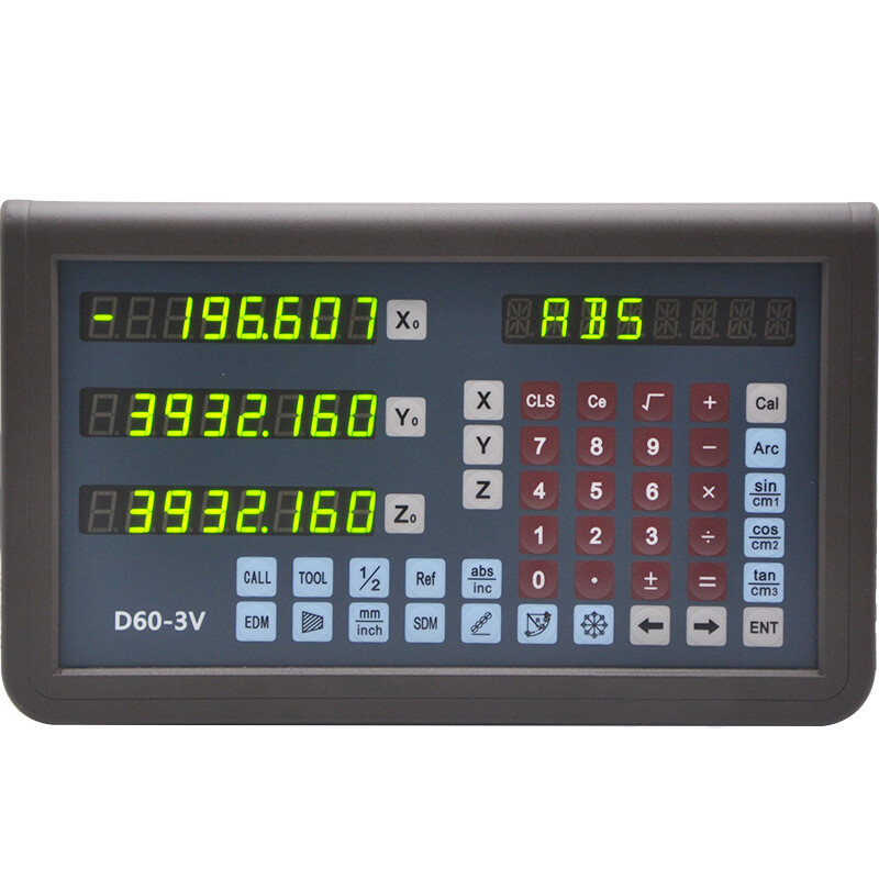 3Axis Metal DRO Digital Readout Display Linear Optical Scale Kit Customized Size