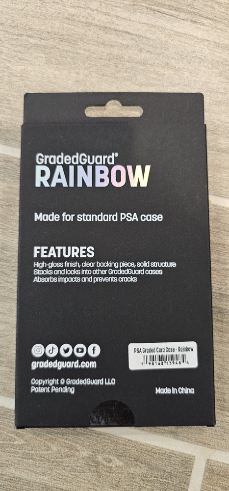GradedGuard PSA Graded Card Case Protector RAINBOW Limited Edition NEW Sealed