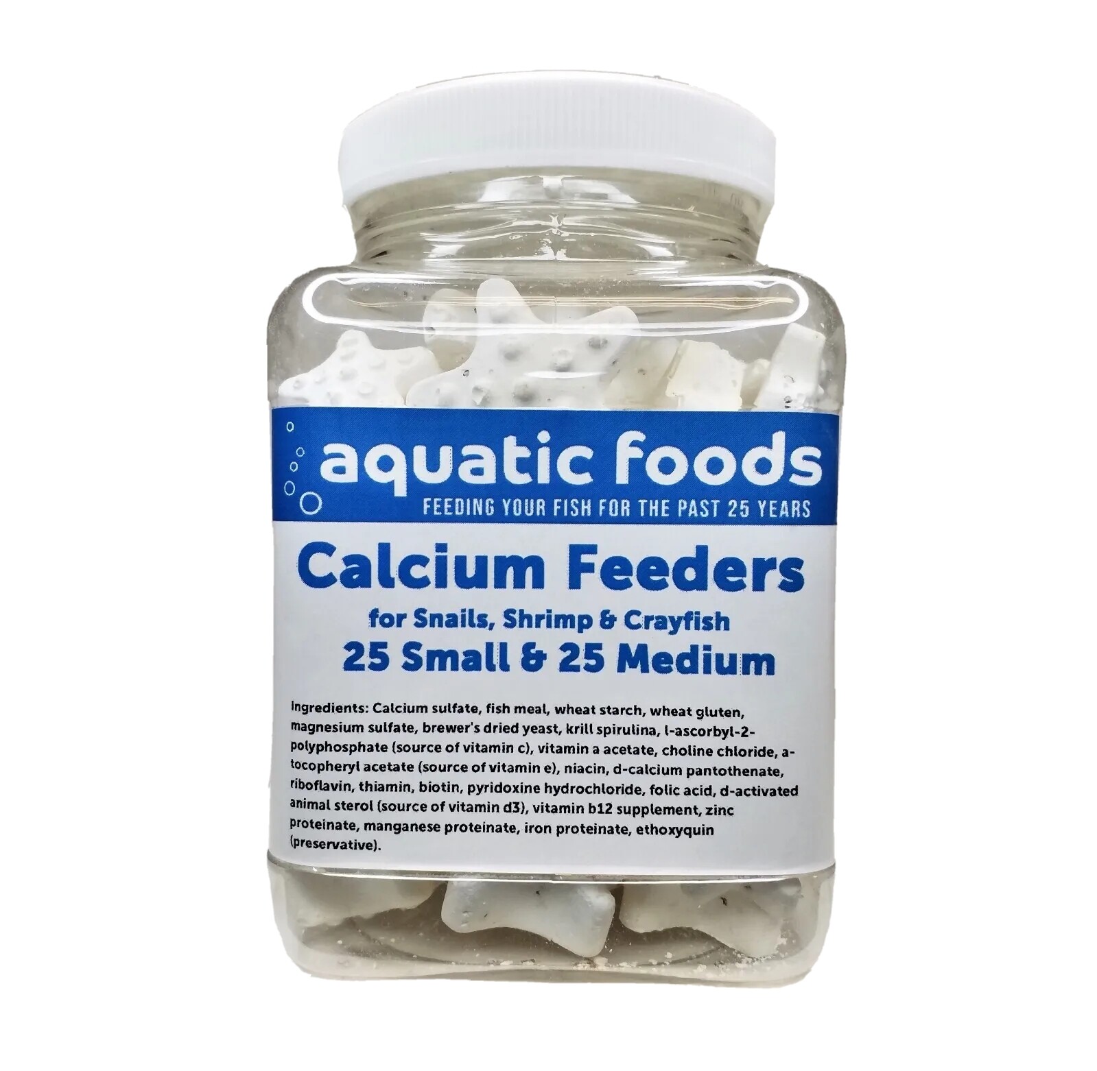 Calcium Feeders for Shrimp, Snails, Crabs, Crayfish and all Tropical Fish