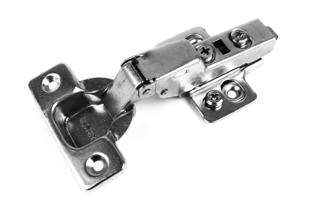 Berta Half Overlay Soft Closing Frameless Cabinet Hinges (10 Pack)
