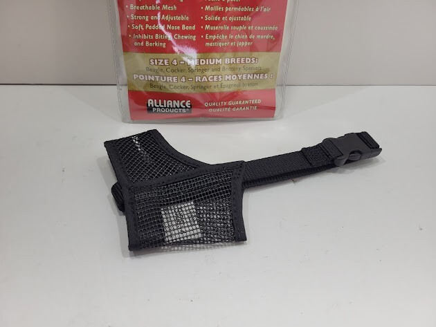 Alliance Products Adjustable Mesh Muzzle Size 4 ( 24-48 Lbs )