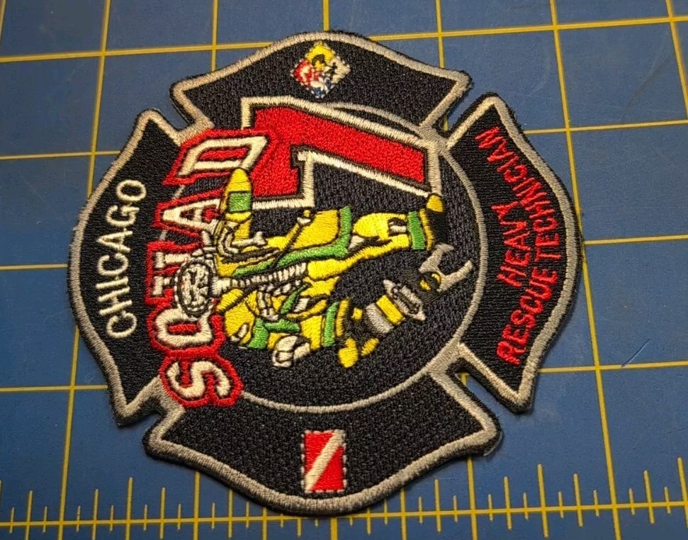 Chicago Squad-7 / Heavy Rescue Technician, Illinois fire patch