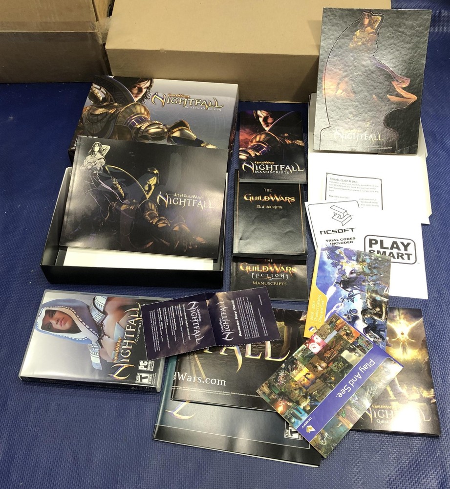 Guild Wars Nightfall Collector's Edition Box PC CD-ROM Game