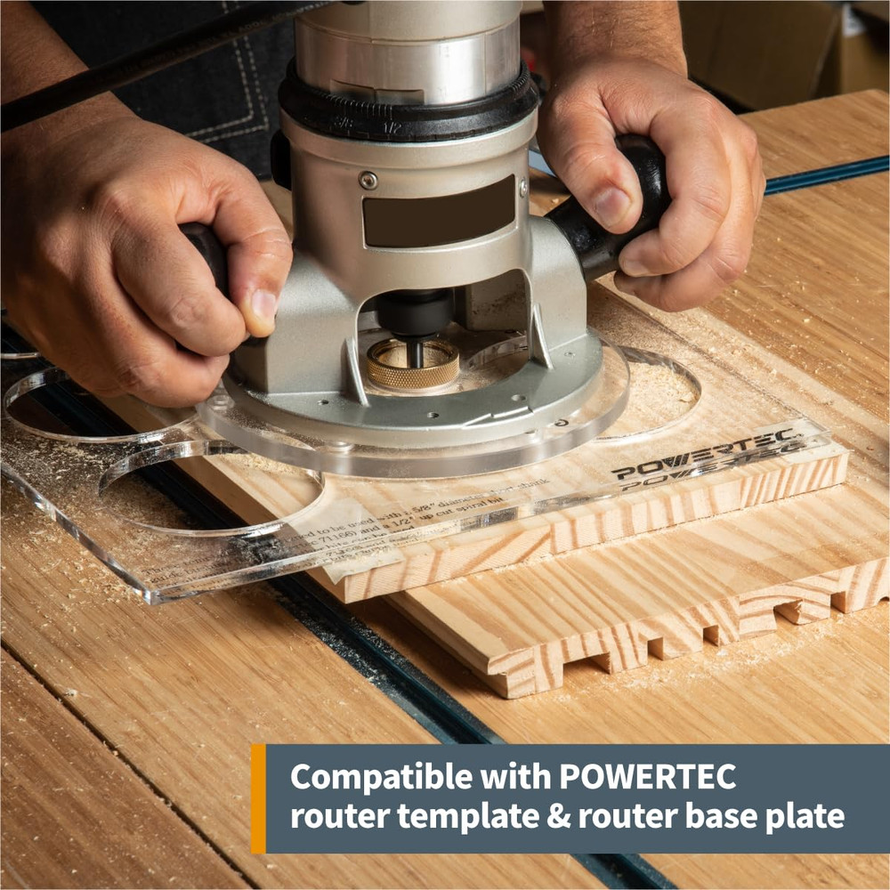 Router Guide Bushing Solid Brass 5/8", Short Shank Precision Router Bushings Tem