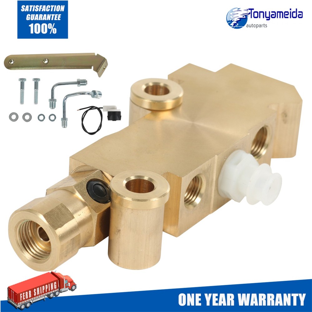 Brass Disc/Drum Disc Front Drum Rear Brake Proportioning Valve & Mount PV2