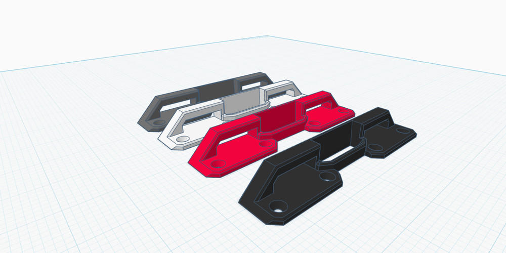 x4 Slimline Clamps Sortimo Bosch L-Boxx - Space Saving Design