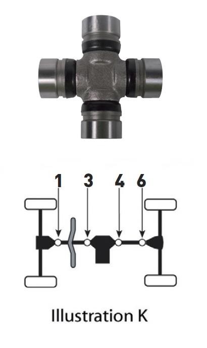 Bronco AT-08516 U-Joint