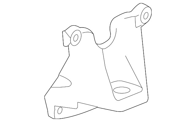 Genuine GM Driver Side Engine Mount Bracket 10360745