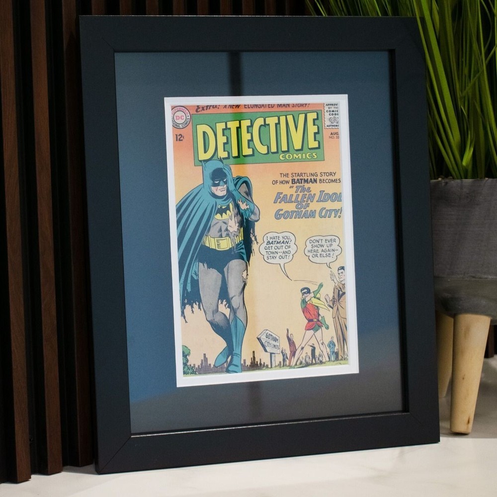 BCW Comic Book Frame Silver Age Book Display Wall Mountable with Matting