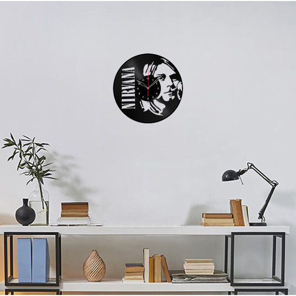 Vinyl Clock Nirvana Kurt Cobain Clock Unique Art Vinyl Record Wall Clock 501