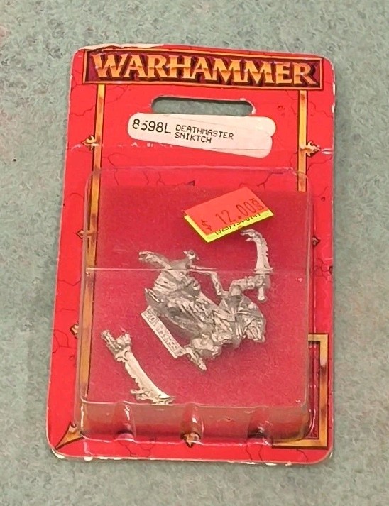 Warhammer 8598L Deathmaster Sniktch NIB OOP Metal
