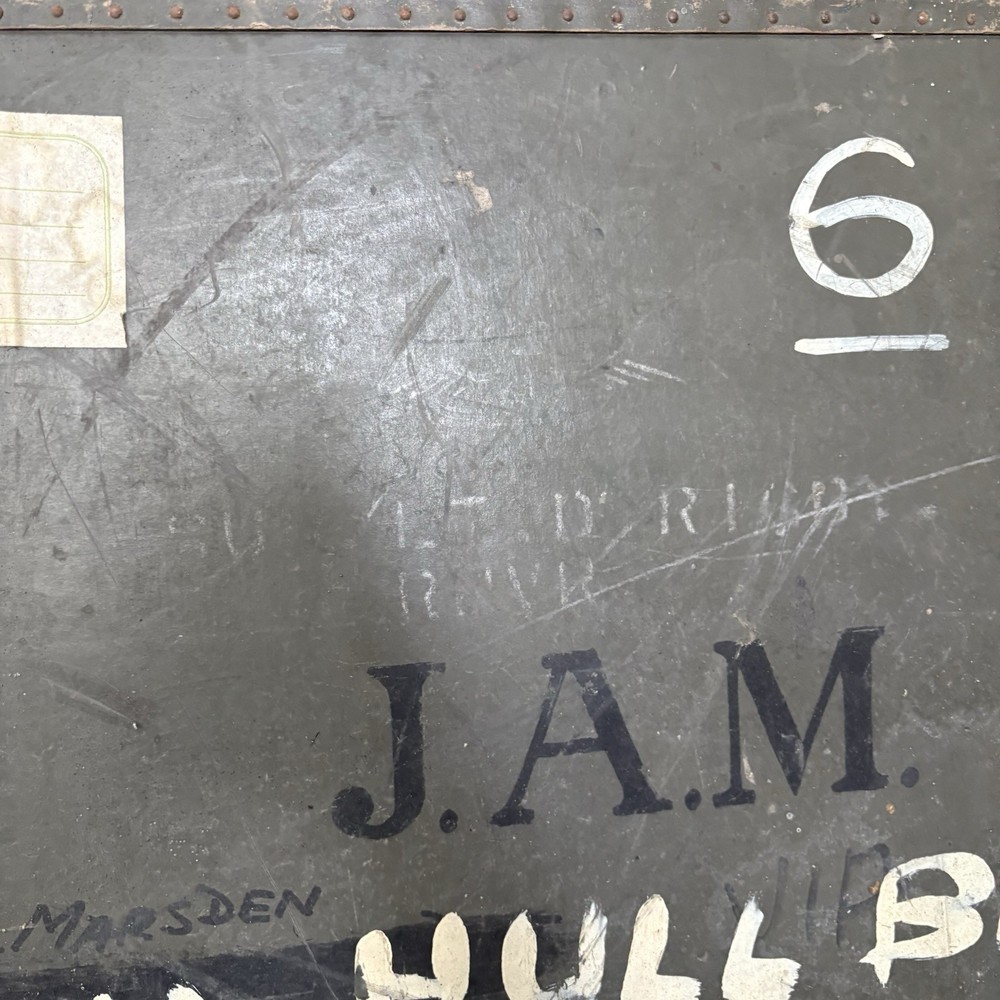 WW2 Era US Navy Hartmann Seapack Travel Trunk Case