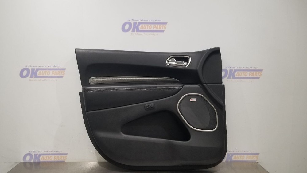 18 DODGE DURANGO SRT 392 INTERIOR DOOR TRIM PANEL FRONT LEFT DRIVER BLACK