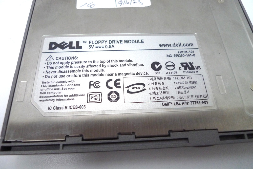 Dell FDDM-101 3.5" Floppy Drive Module