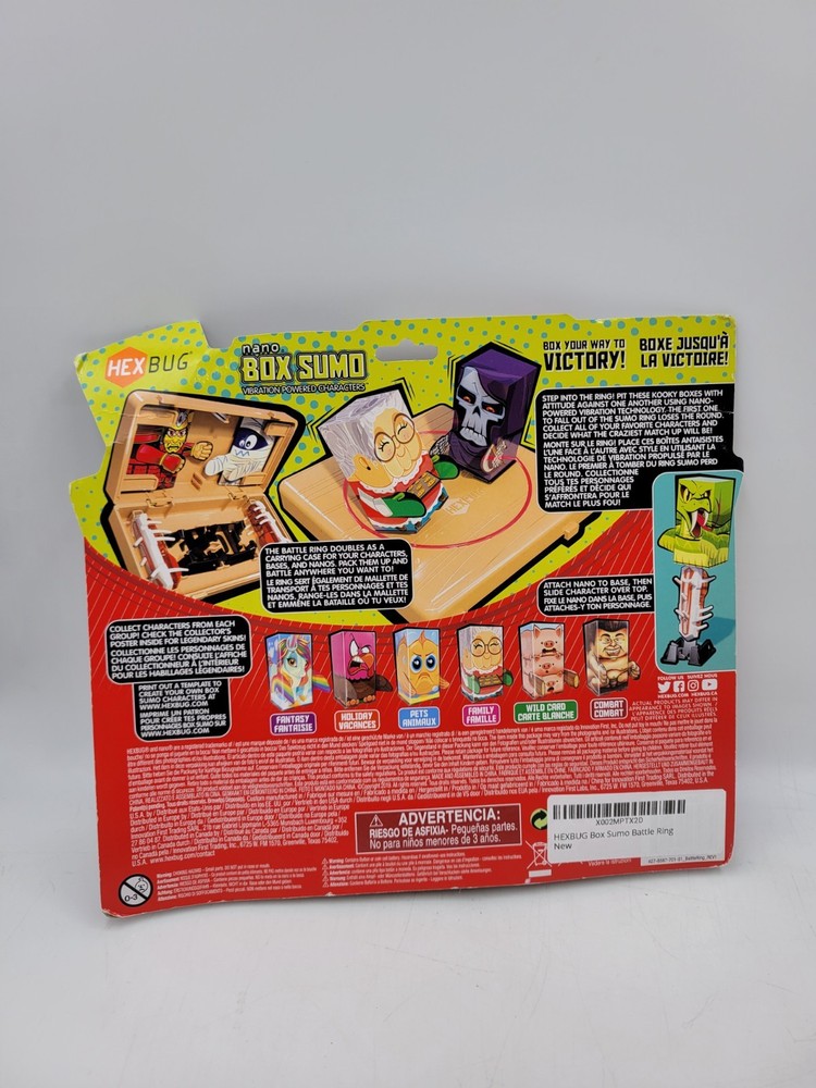 HEXBUG Nano Box Robotic Sumo Wrestler Ring READ