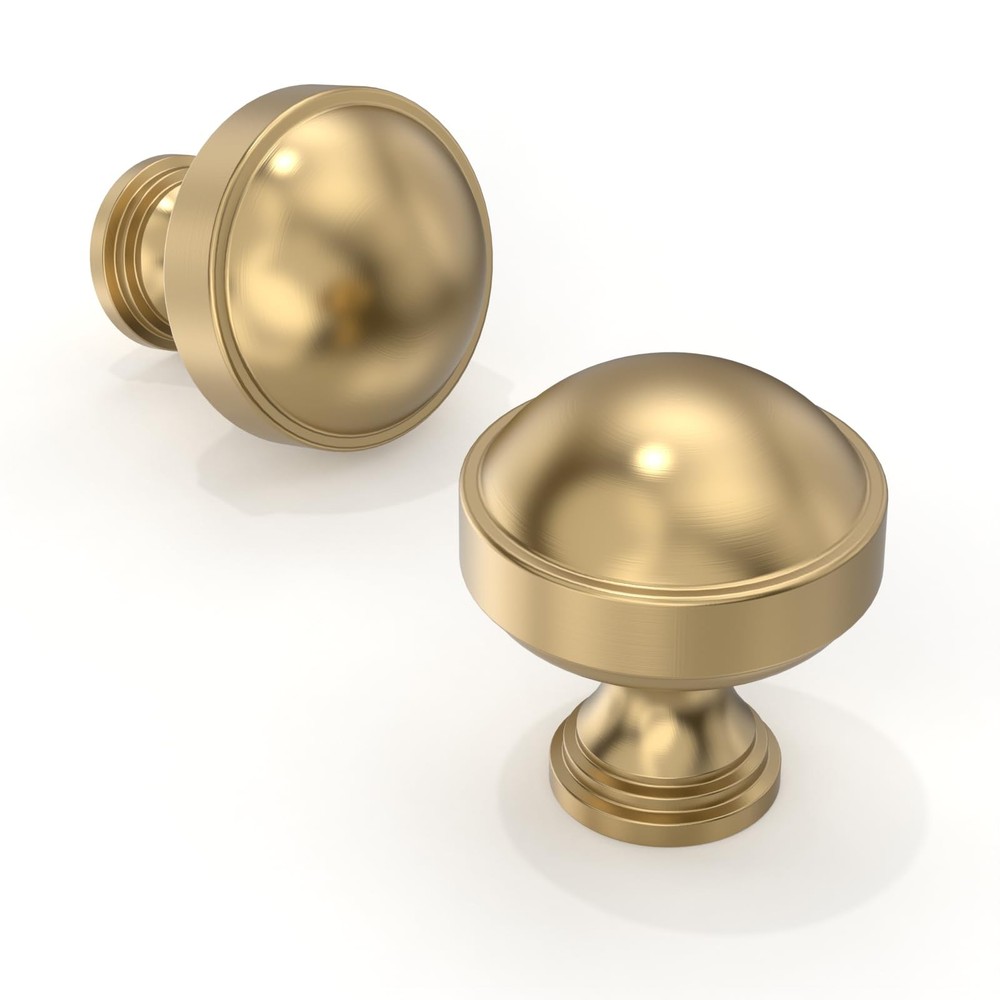 10 Pack Champagne Bronze Kitchen Cabinet Knobs 1-1/5 Inch(30mm) Cabinet Pulls...