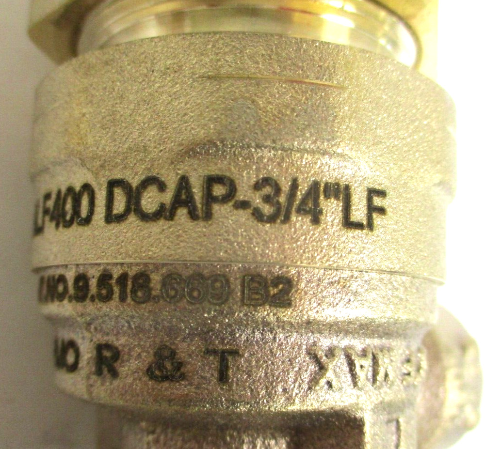 APOLLO , DCAPLF4AFF34 , 3/4" FNPT BACKFLOW PREVENTER, CONTINUOUS PRESS., SURPLUS
