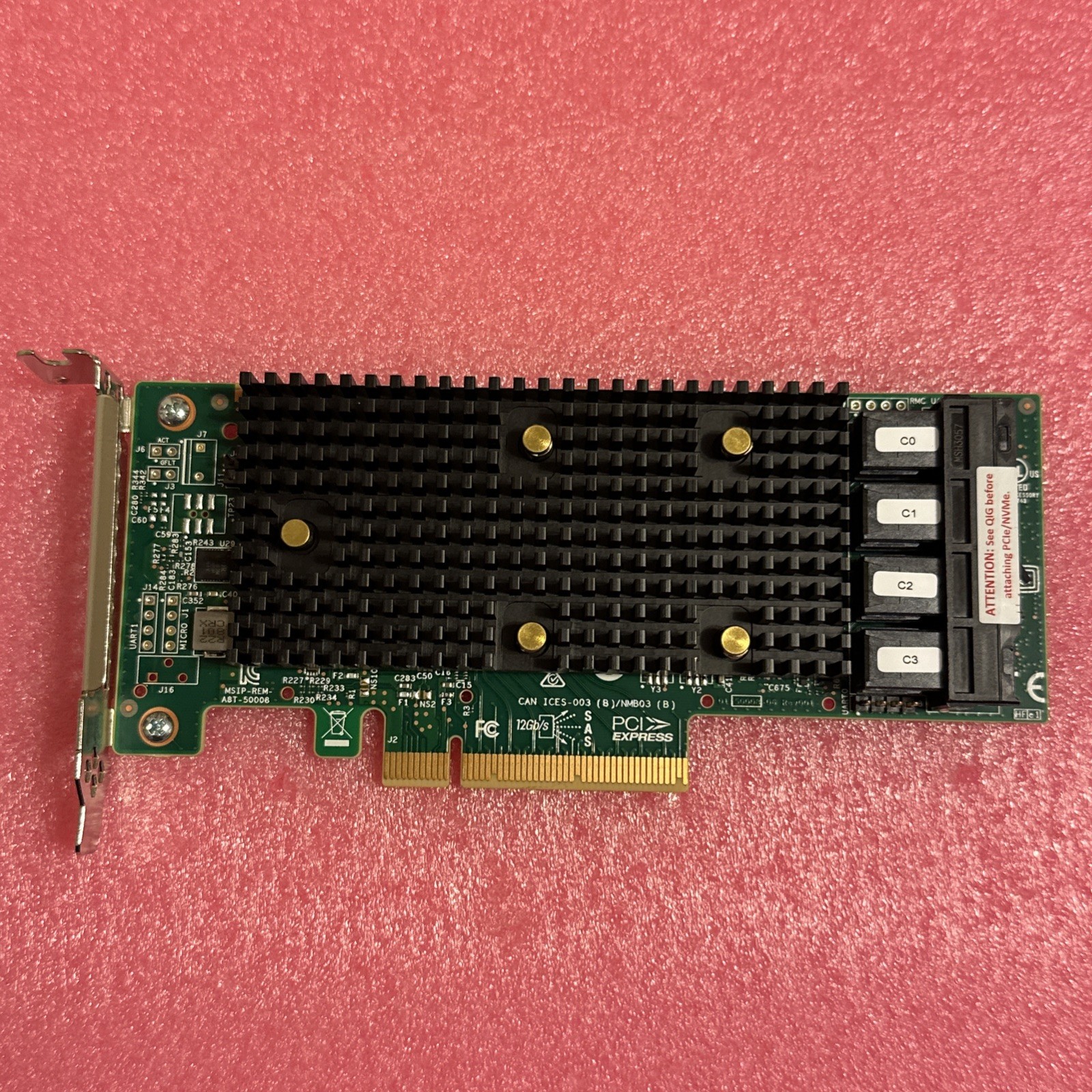 LSI 9400-16i PCIe 3.1 x8 NVMe SAS SATA Tri-Mode HBA Controller ✅ LOW Profile ✅