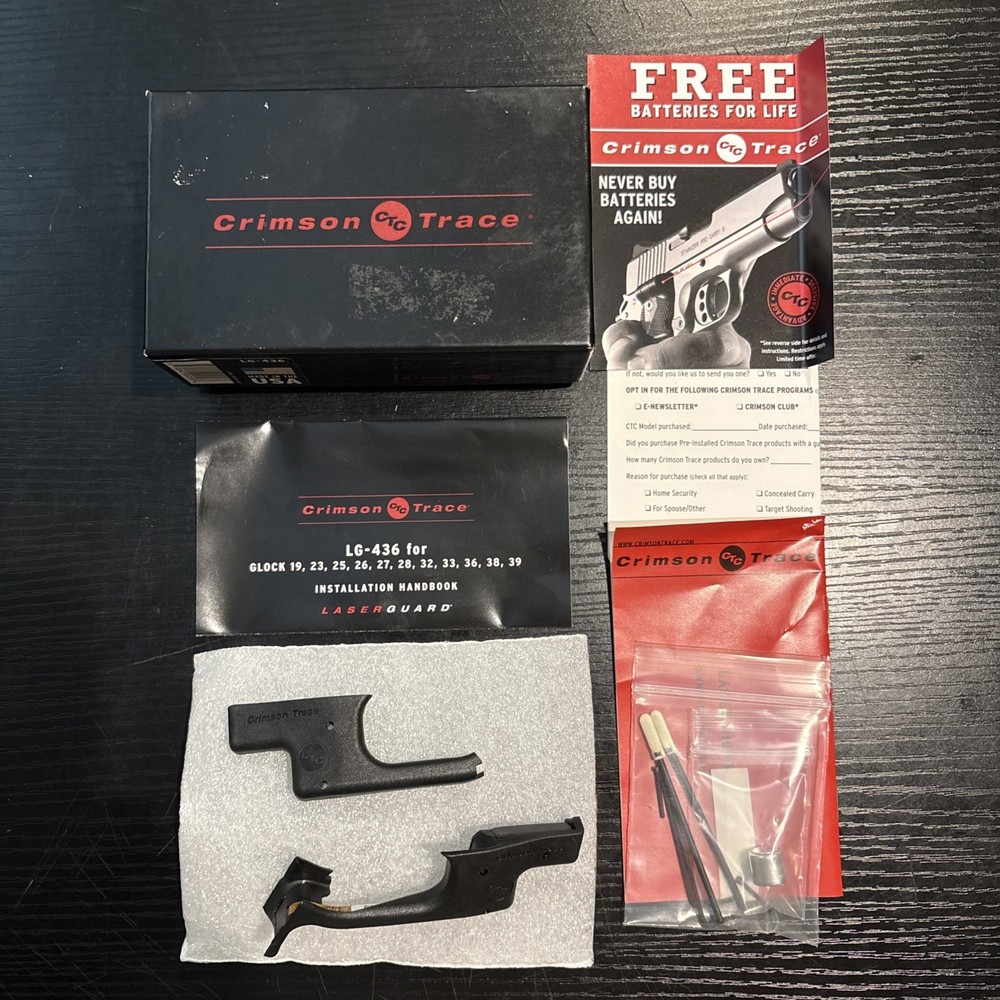 Glock Compact & Sub Compact Crimson Trace LG-436 Laser Sight