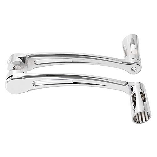 Motorcycle Chrome Heel Toe Shift Lever with 1997-2017 Chrome Shift Lever