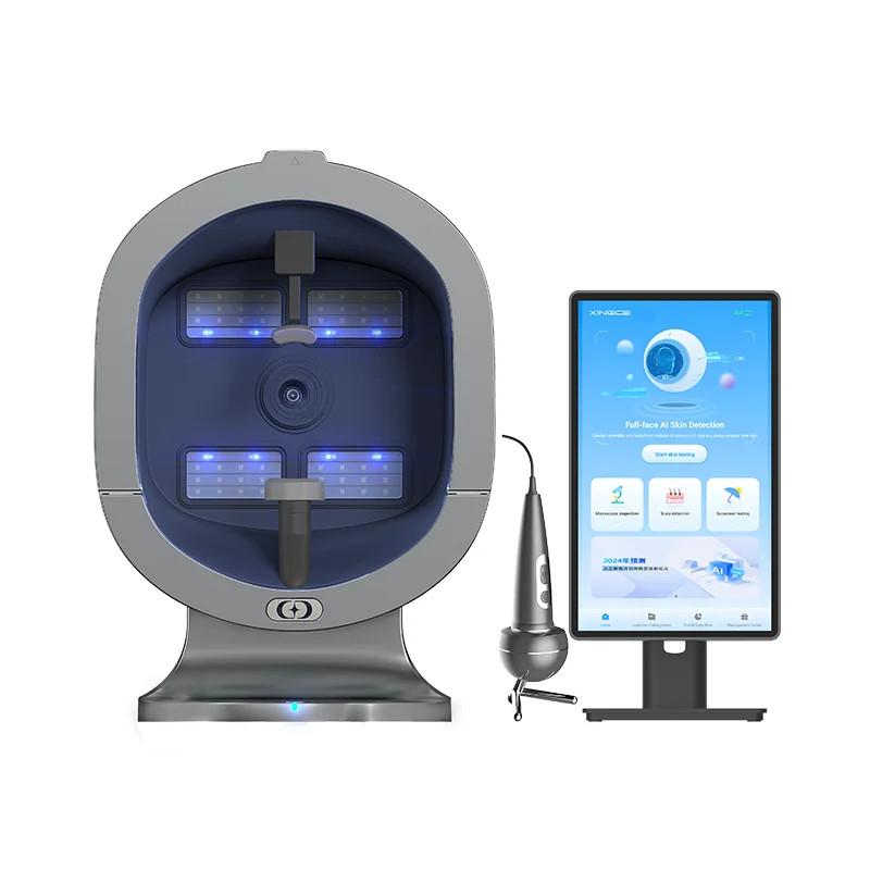 Skin Image Analyzer High Definition Pixels Whole Facial Scanning Multi Spectrum