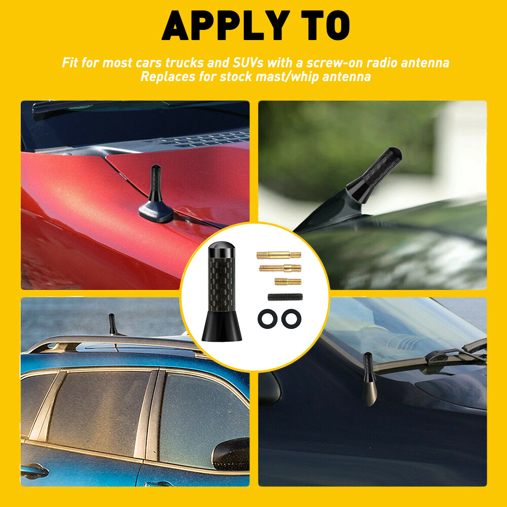 High Quality Car Short Antenna Stealth FM AM Radio Antenna Fit For Most Vehicle