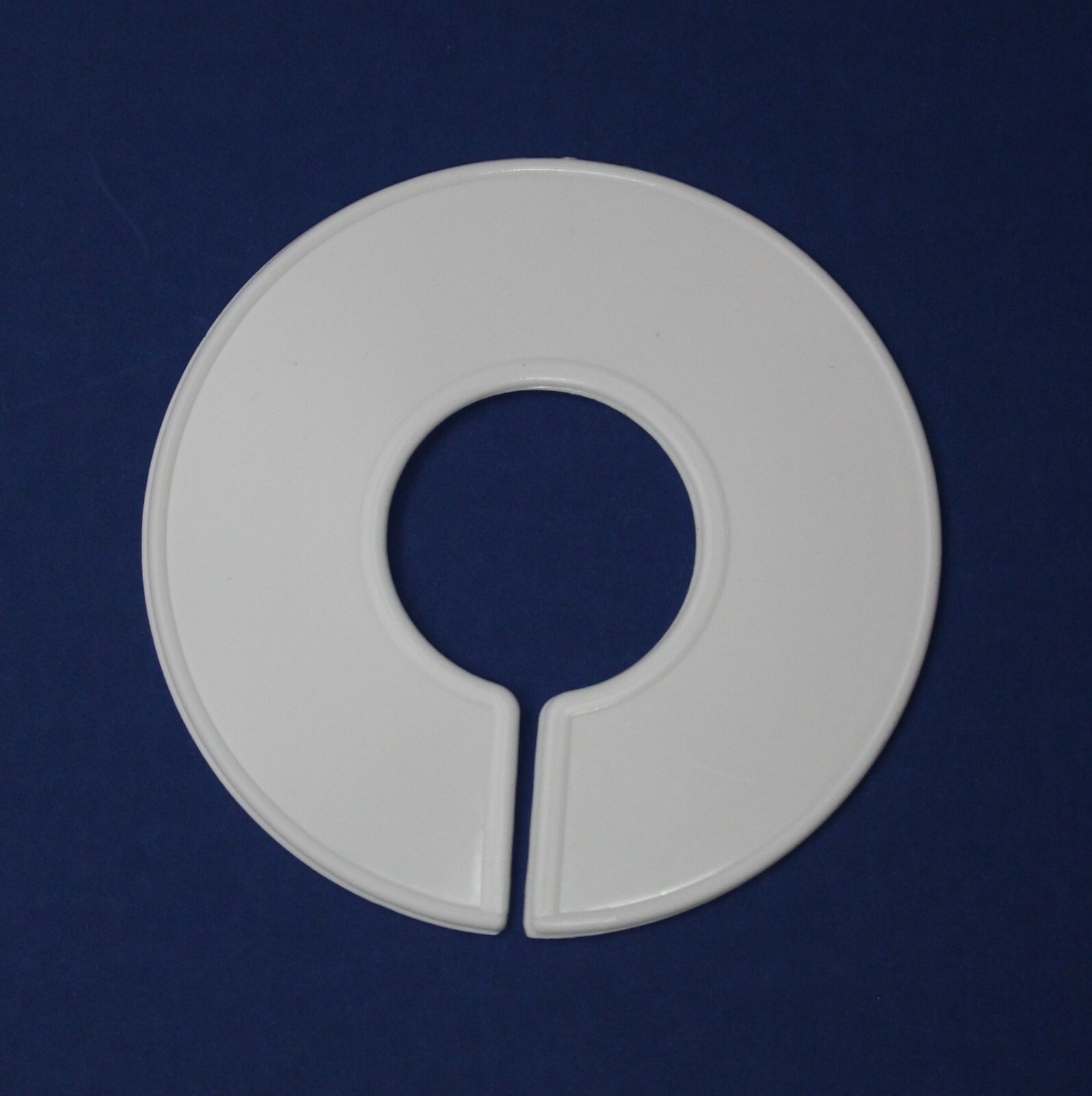 White Round Plastic Blank Rack Size Dividers - Multi-Pack