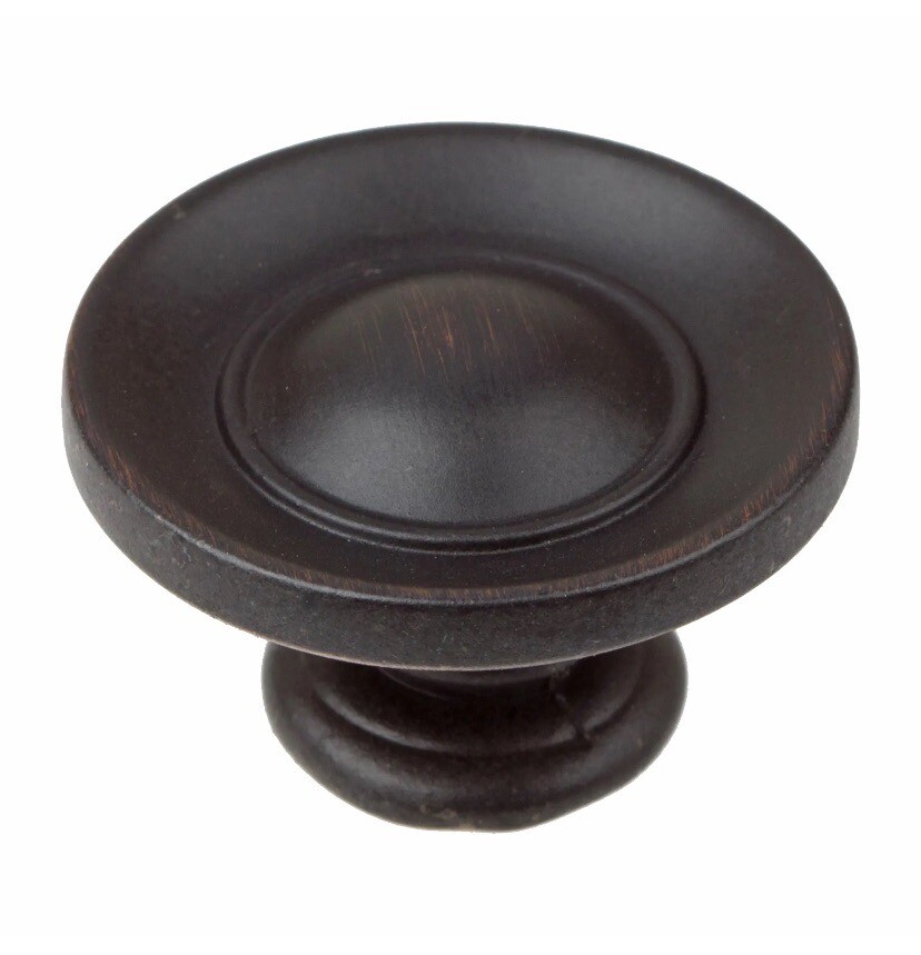 2 Pack GlideRite 1" Small Round Ring Button Cabinet Knob 5105-ORB-1