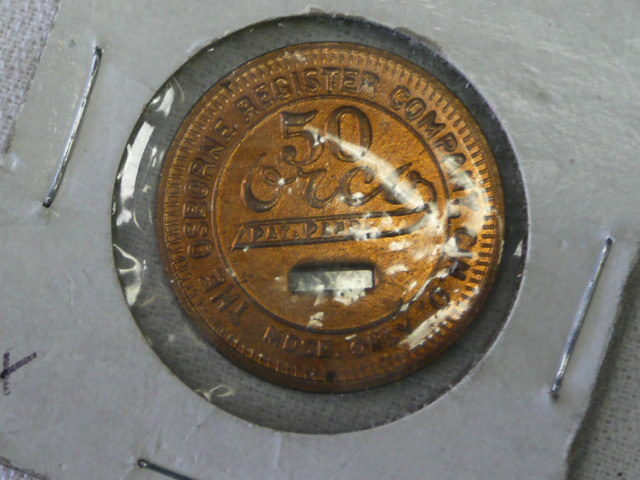 MINT 50 CENT SOUTHEASTERN FUEL CLACKER GORGAS,AL