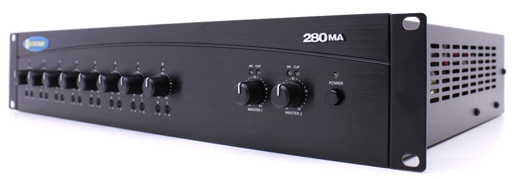 Crown 280MA 8 Input Commercial Audio Mixer Amplifier Tested