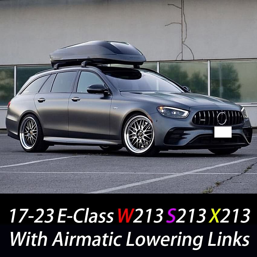 For Mercedes Benz E W213 E43 E53 E63 Adjustable Lowering Link Air Suspension Kit