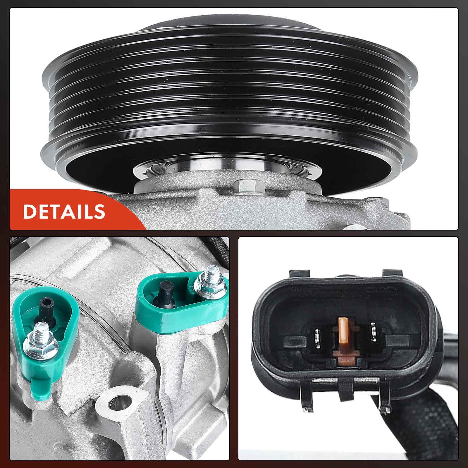 AC Compressor & Expansion Valve Kit for Hyundai Sonata 2011-2014 Kia Optima 2011