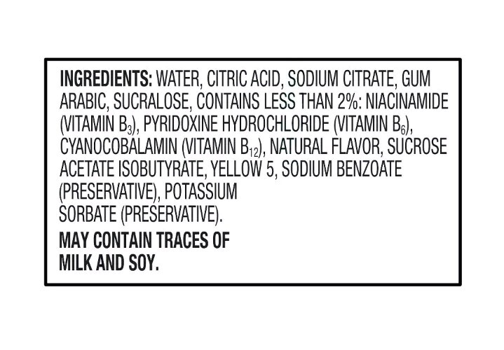 3 Pack Great Value Lemonade Liquid Drink Enhancer B Vitamins - 90 Servings