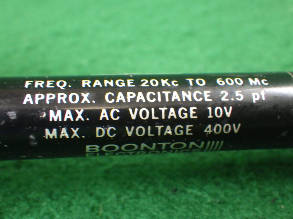 Boonton Electronics RF Probe Model 91-3 C 20kc to 600Mc Voltmeter