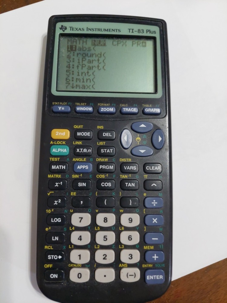 texas instruments ti-83 plus calculator