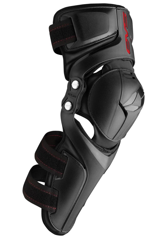 EVS Epic CE Knee & Shin Protector Guards/Pads Black/Red