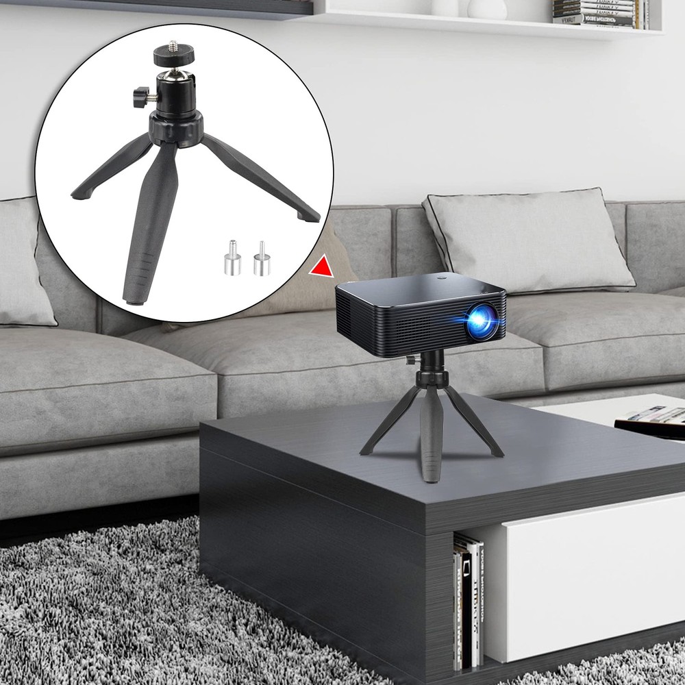 Mini Projector Tripod Compact Desktop Tripod Stand for Mini Projectors