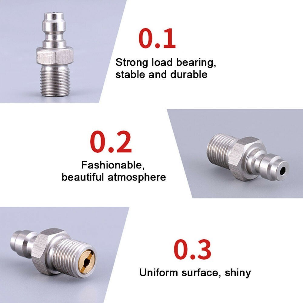 Dependable 8mm Male Thread Connector Valve for High Pressure Pump Application