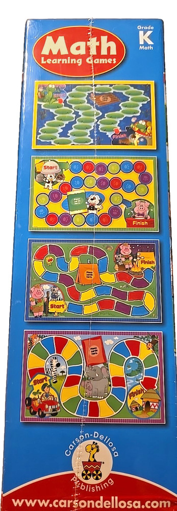CenterSolutions Math Learning Games Grade K- NEW 4 Complete Games